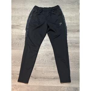 Gymshark Women’s Track Pants Black S Zip Pockets Pull On Elastic Waist